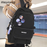 Weiyinxing Large Capacity Student Backpack High Quality Boy Girl Two Piece Schoolbag Set Fashion Waterproof Book Pack Travel Bag New