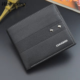 Weiyinxing Men Wallets Large Capacity PU Leather Purses Male Long Design Purses Fashion Money Bag Solid Coin Card Holders Dropshipping New