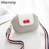 Weiyinxing Shoulder Bag Designer Handbags for Ladies Solid Color Crossbody Bags for Women Fashion Fruits Female Small Zipper Handle Bag