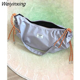 Weiyinxing Women Casual Nylon Big Tote Bag Lightweight Large Capacity Handbag Ladies Shopping Crossbody Bag