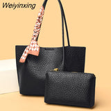 Weiyinxing Soft Leather Handbags Designer Retro Crossbody Bags for Women 2023 New Large Capacity Ladies Shoulder Messenger Bag Sac