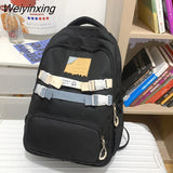 Weiyinxing Women’S Large Capacity Student Backpack High Appearance Level Girl Schoolbag Computer Bag Nylon Waterproof Book Pack Travel Bag