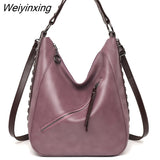 Weiyinxing Quality Rivet Leather Luxury Handbags Women Shoulder Bags Designer Crossbody Bag for Women Bag Fashion Female Messenger Bag