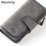 Weiyinxing Wallet Women Leather Luxury Card Holder Clutch Casual Women Wallets Zipper Pocket Hasp Ladies Wallet Female Purse