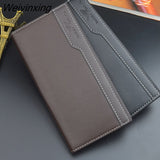 Weiyinxing Men PU Leather Wallets Male Large Capacity Purses Long Multifunctional Money Bag Coin Card Holders Multi-card Position Purse