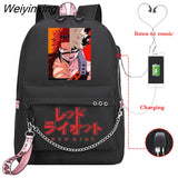 Weiyinxing No Hero Academia Backpack High School Students BNHA Kirishima Eijirou Red Riot Anime My Hero Academia Bag Girls Backpack