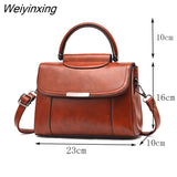 Weiyinxing Bag 2023 New In Popular Bag Women Messenger Shoulder Bag Literary Bag Leather Women's Bag Designer Women Luxury Handbags