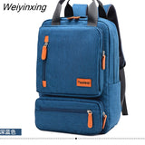 Weiyinxing Business Men Computer Backpack Light 15 inch Laptop Bag 2023 Waterproof Oxford cloth Lady Anti-theft Travel Backpack Gray