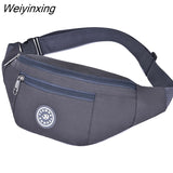 Weiyinxing Chest bag Nylon Waist Bag Women Belt Bag Men Fashion Colorful Bum Bag Travel Purse Phone Pouch Pocket hip bag