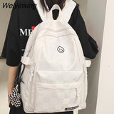 Weiyinxing Women Plaid Leisure School Bag Girl Travel Laptop Student Backpack Female Teenager Book Bags Ladies Nylon College Packet Fashion