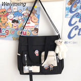 Weiyinxing Waterproof Back Pack Women Cute Large-capacity Crossbody Bags Portable Travel Bag Female Small Badge Сумка-мессенджер