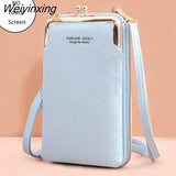 Weiyinxing Multi Functional Women Bag Touch Screen Mobile Bag Wallet Casual Fashion Outdoor One Shoulder Messenger Bags for Women 2023