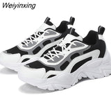 Weiyinxing Sneakers Women Vulcanize Shoes New Female Black White Platform Thick Sole Running Casual Ladies Shoes Tenis Feminino