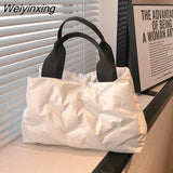 Weiyinxing Warm New Fashion Space Handbag Nylon Cotton Casual Tote Bags For Women Large Capacity Commuter Handbag Female Underarm bag