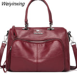 Weiyinxing Women 2023 Ladies Luxury Designer Tote Bag High Capacity Shoulder Bag Sac High Quality Leather Handbag Casual Crossbody Bags for