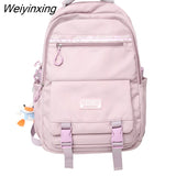 Weiyinxing Girl High Capacity Laptop Backpack Trendy Women Cute Leisure SchoolBag Female Book Bag Fashion Ladies Travel College Packet