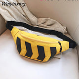 Weiyinxing Men'S Waist Bag Pack Messenger Bag Wallet Purse Reflective Sports Running Man Belt Pouch Canvas Designer Travel Shoulder Bag Man