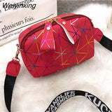 Weiyinxing Mini Zipper Crossbody Bags for Women 2023 PU Leather Shoulder Messenger Bag for Girl Handbag Ladies Small Phone Purse