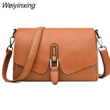 Weiyinxing Genuine Leather Cowhide Multilayer Women Messenger Bags Soft Women Crossbody Bag Designer Women Shoulder Quality Female Bag