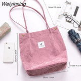 Weiyinxing for Women Shoulder Shopping Pack Reusable Casual School Style Handbags Grocery Eco Organizer Shopper Tote Bag 2023