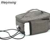 Weiyinxing Heating Lunch Box Insulation Bag Outdoor Picnic Office Waterproof Oxford Electric Heated Portable Food Storage Lunch Bag