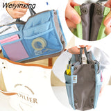 Weiyinxing Nylon Travel Desk Organizer For Cosmetics Hand Purse Large Liner Lady Box Storage Makeup Bag Cheap Bathing Bag Pouch