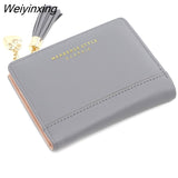 Weiyinxing Women Wallet Small Cute Wallet Women Short Leather Women Wallets Zipper Heart Purses Portefeuille Female Purse Clutch