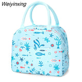 Weiyinxing Insulated Bag Lunch Box Lunch Bags For Women Portable Fridge Bag Tote Cooler Handbags Kawaii Food Bag for Work