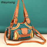 Weiyinxing Women Handbags High Quality Soft PU Leather Women's Bag Designer Women Shoulder Tote Bag New Fashion Luxury Female Messenger Bag