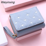 Weiyinxing for Women Kawaii Cute Wallet Luxury Designer Lady Wallet Pink Purse Womens Wallet Small Women Leather Wallet Coin Purse