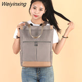 Weiyinxing Women Backpack Nylon School Bags Teenage Girl Shoulder Bags Female 2023 Backpack New Trend Female Backpack Fashion Casual