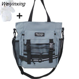 Weiyinxing Women Handbags Messenger Bag Reflect Light Men Crossbody Bags Ladies Large Capacity Shoulder Tote Bag Youth School Bags