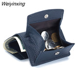 Weiyinxing Women Genuine Leather Purses Female Small Cowhide Wallets Lady Coin Bag Card Holder Large Capacity Money Bag Portable Clutch