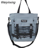 Weiyinxing Women Handbags Messenger Bag Reflect Light Men Crossbody Bags Ladies Large Capacity Shoulder Tote Bag Youth School Bags