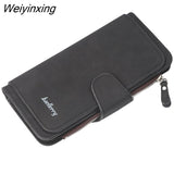 Weiyinxing Wallet Women Leather Luxury Card Holder Clutch Casual Women Wallets Zipper Pocket Hasp Ladies Wallet Female Purse