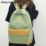 Weiyinxing Men Female Nylon Book Bag Fashion Male Women College Backpack New Boy Girl School Bag Lady Laptop Travel Student Backpack Trendy