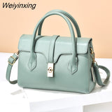 Weiyinxing FASHION Solid Shoulder Bags for Women Designer Purses and Handbags Chic Luxury Crossbody Bags Minimalist Vintage Tote Bags