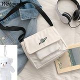 Weiyinxing Crossbody Bags for Girls Cute Handbags Shoulder Cross Canvas Bag Teen Women Messenger Bag Pouch Ladies Hand Bags Purses