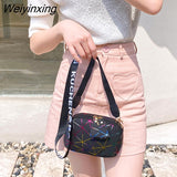 Weiyinxing Mini Zipper Crossbody Bags for Women 2023 PU Leather Shoulder Messenger Bag for Girl Handbag Ladies Small Phone Purse