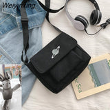 Weiyinxing Crossbody Bags for Girls Cute Handbags Shoulder Cross Canvas Bag Teen Women Messenger Bag Pouch Ladies Hand Bags Purses