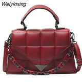 Weiyinxing Luxury Handbags Women's Shoulder Bags Fashion Quality Pu Leather Ladies Messenger Purses Classic Female Crossbody Bag