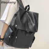 Weiyinxing Quality Women Man Backpack Soft Leather Men's Backpacks Girl Luxury Designer Back Pack Laptop Bag Large Capacity Travel Bag