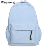 Weiyinxing Women Laptop Purple College Bag Lady Kawaii Nylon Book Backpack Fashion Cute Girl Travel Bag Cool Female School Backpacks