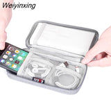 Weiyinxing Storage Bag Gadgets Zipper Bag Accessories Items Travel Portable Box High Quality Earphone Cord Bag