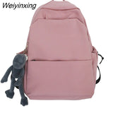 Weiyinxing Fashion Travel Student Bag Waterproof Boy And Girl Schoolbag Women Knapsack Large Capacity Travel Teenager Useful Backpack