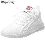 Weiyinxing Women's Breathable Mesh Flat Shoes Light Soft Shoes Women Tennis Shoes Female Casual Walking Sneakers Zapatos De Mujer