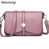 Weiyinxing Vintage Crossbody Cowhide Cell Phone Shoulder Bag Genuine Leather Messenger Bags Fashion Daily Use For Women Wallet HandBags