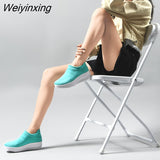 Weiyinxing Women Sneakers Mesh Flat Shoes Breathable Trainer Walking Platform Casual Sneakers Tenis Feminino Loafers Walking 2023