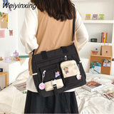 Weiyinxing Waterproof Back Pack Women Cute Large-capacity Crossbody Bags Portable Travel Bag Female Small Badge Сумка-мессенджер