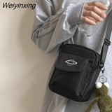 Weiyinxing Women Oxford Cloth Small Shoulder Bag Multicolor Square Bag Single Shoulder Bag Messenger Bag Men And Women Planet Canvas Bag